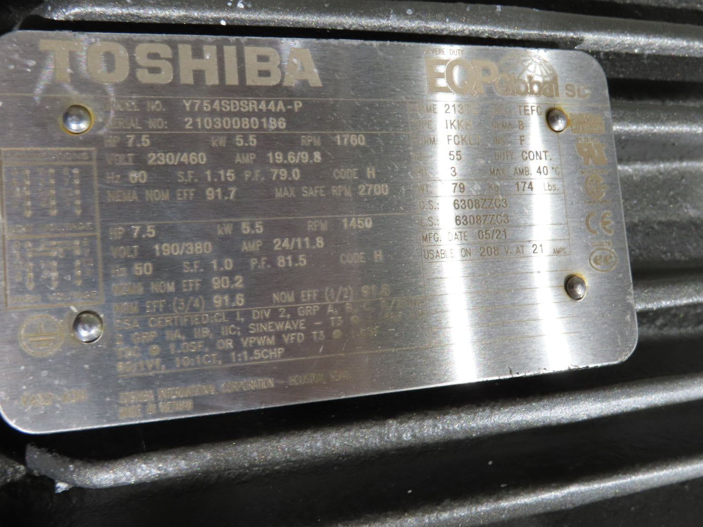 Hytrol BPC 49"x 64' Slider Bed Conveyor 47"Belt 7.5Hp 3PH Center Drive 80fpm