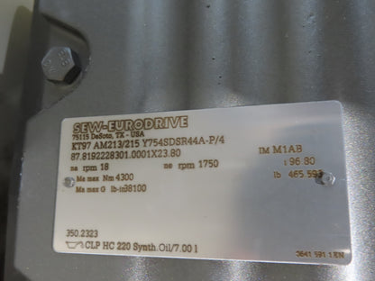 Hytrol BPC 49"x 64' Slider Bed Conveyor 47"Belt 7.5Hp 3PH Center Drive 80fpm