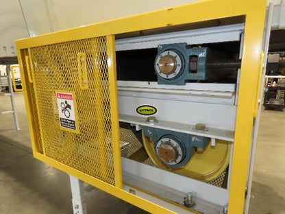 Hytrol BPC 49"x 64' Slider Bed Conveyor 47"Belt 7.5Hp 3PH Center Drive 80fpm