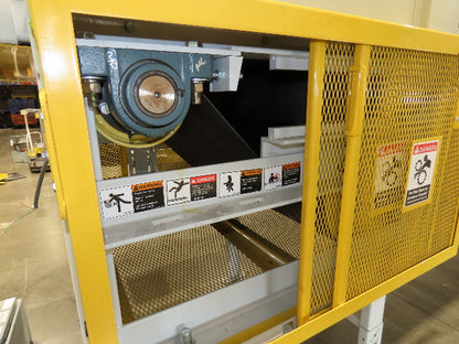 Hytrol BPC 49"x 64' Slider Bed Conveyor 47"Belt 7.5Hp 3PH Center Drive 80fpm