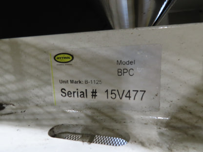 Hytrol BPC 49"x 64' Slider Bed Conveyor 47"Belt 7.5Hp 3PH Center Drive 80fpm