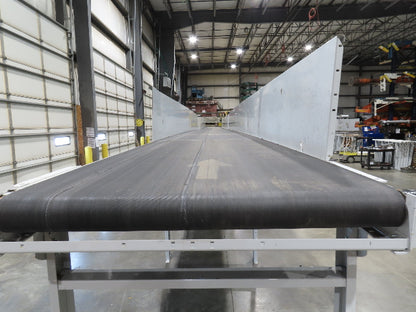 Hytrol BPC 49"x 64' Slider Bed Conveyor 47"Belt 7.5Hp 3PH Center Drive 80fpm