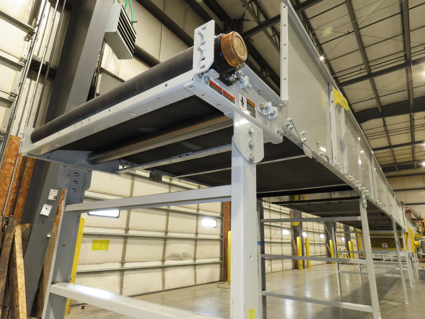 Hytrol BPC 49"x 64' Slider Bed Conveyor 47"Belt 7.5Hp 3PH Center Drive 80fpm