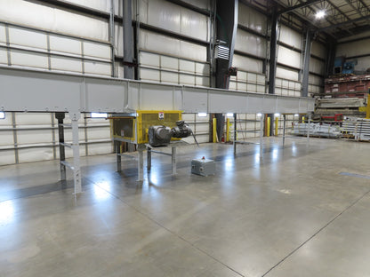 Hytrol BPC 49"x 64' Slider Bed Conveyor 47"Belt 7.5Hp 3PH Center Drive 80fpm