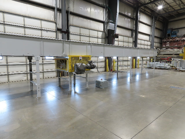 Hytrol BPC 49"x 64' Slider Bed Conveyor 47"Belt 7.5Hp 3PH Center Drive 80fpm