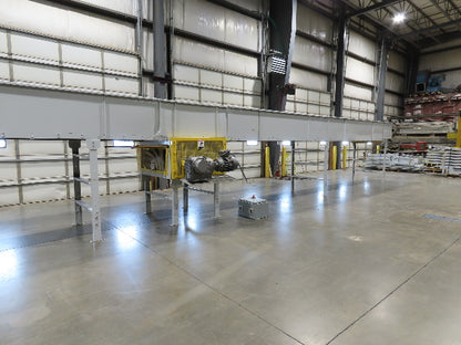 Hytrol BPC 49"x 64' Slider Bed Conveyor 47"Belt 7.5Hp 3PH Center Drive 80fpm