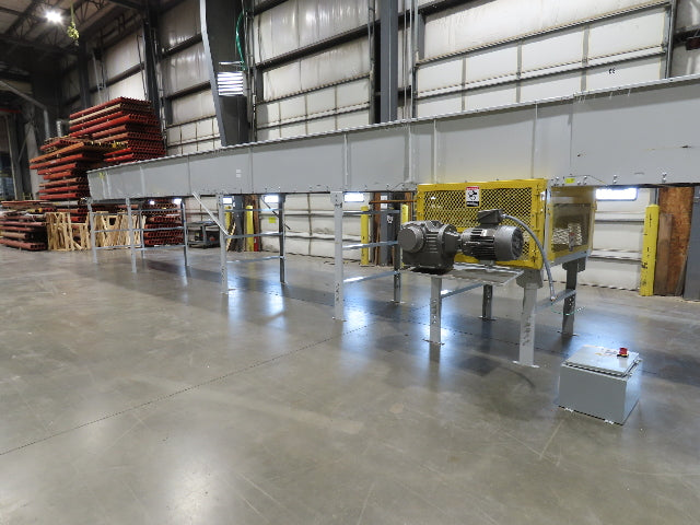 Hytrol BPC 49"x 64' Slider Bed Conveyor 47"Belt 7.5Hp 3PH Center Drive 80fpm