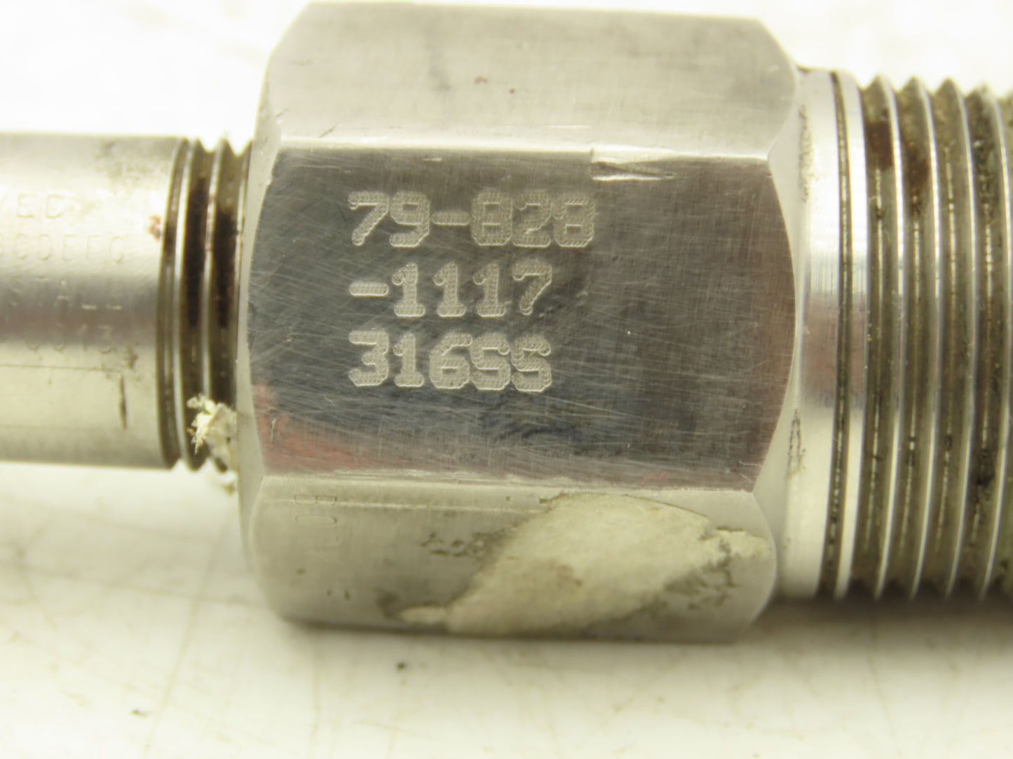 Rosemount 79-828-1117 Thermocouple 10" Probe For Temperature Sensor 1" NPT 316SS