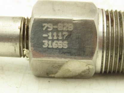 Rosemount 79-828-1117 Thermocouple 10" Probe For Temperature Sensor 1" NPT 316SS