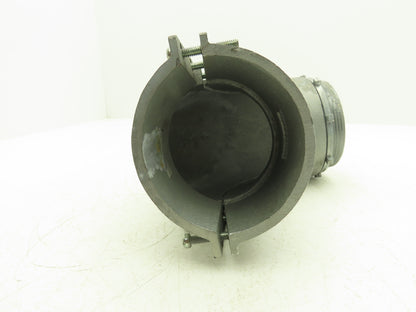 4" Flexible Metallic Conduit 90° Box Connector Fitting