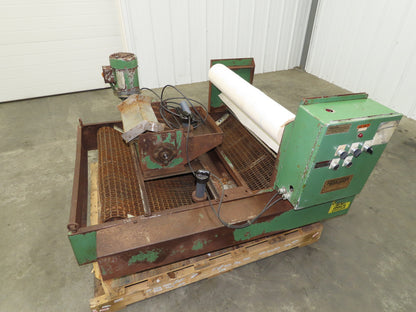 Flo Con HPS-20/PB-24 Metalworking Coolant Chip Filter Magnetic Drum Cloth Filter