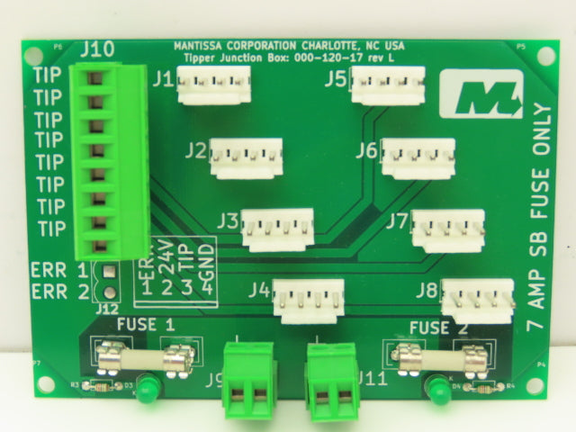 Mantissa Conveyor 000-120-17 Control Board - Package Sorter Tipper
