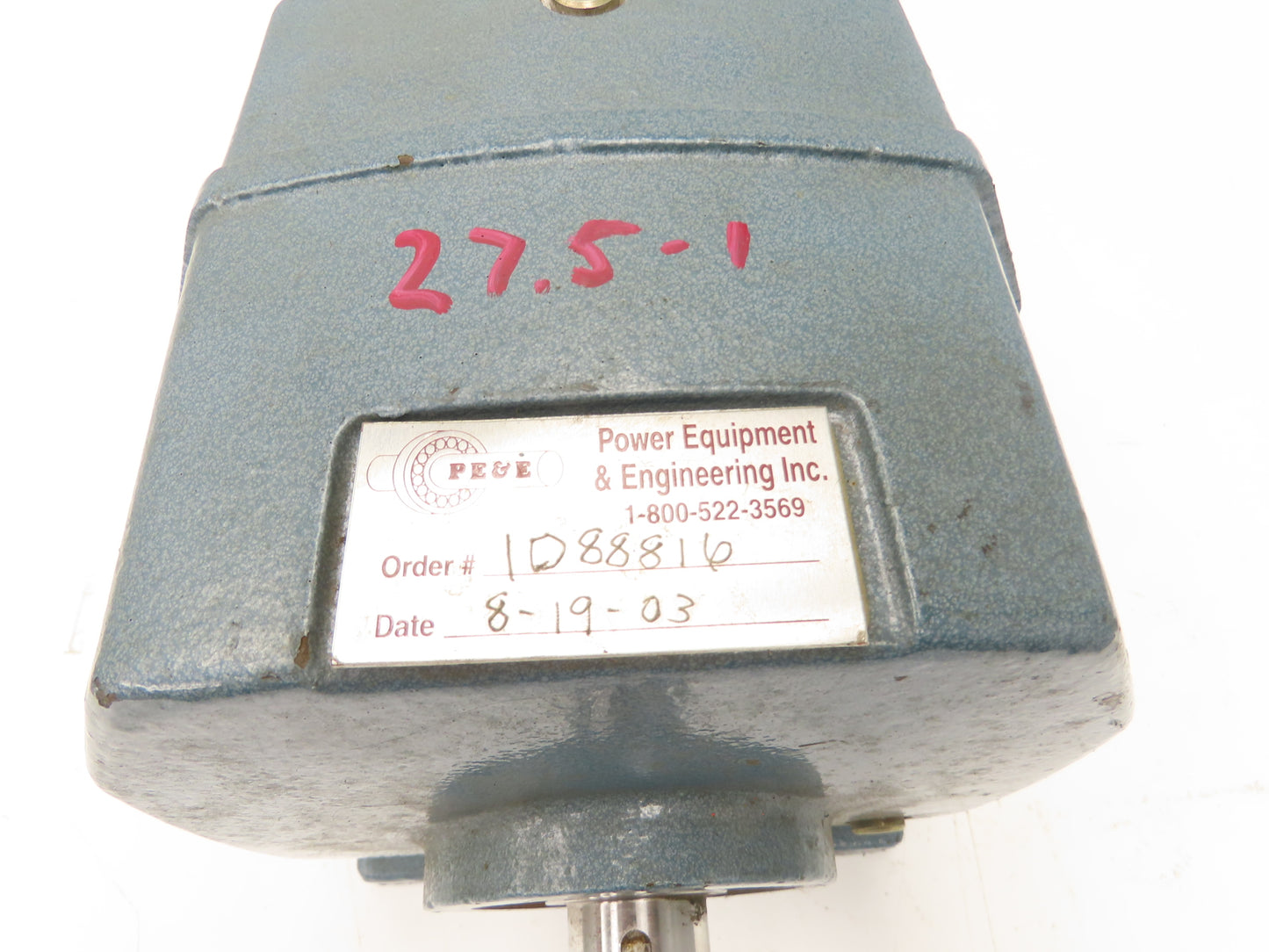 David Brown Radicon Series M Inline Helical Gearbox 27.5:1 Ratio 64rpm 56C/140TC