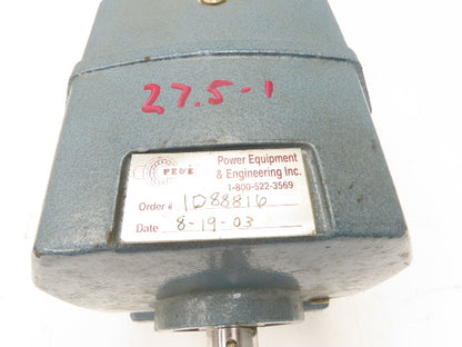 David Brown Radicon Series M Inline Helical Gearbox 27.5:1 Ratio 64rpm 56C/140TC