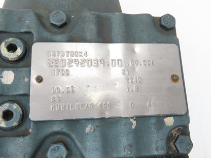 Sew-Eurodrive DFT80K4 Inline Gearmotor .75Hp 21rpm 230/460V 3PH 80:1 R57DT80K4