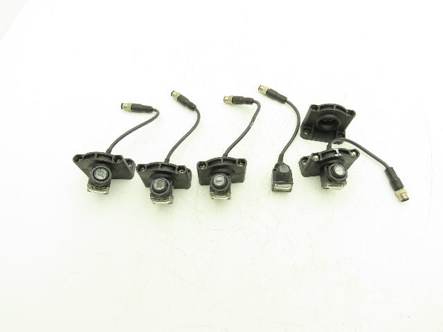 Allen Bradley 42EF-P2MPB-F4 RightSight Photoelectric Sensor Photo Eye Lot of 5