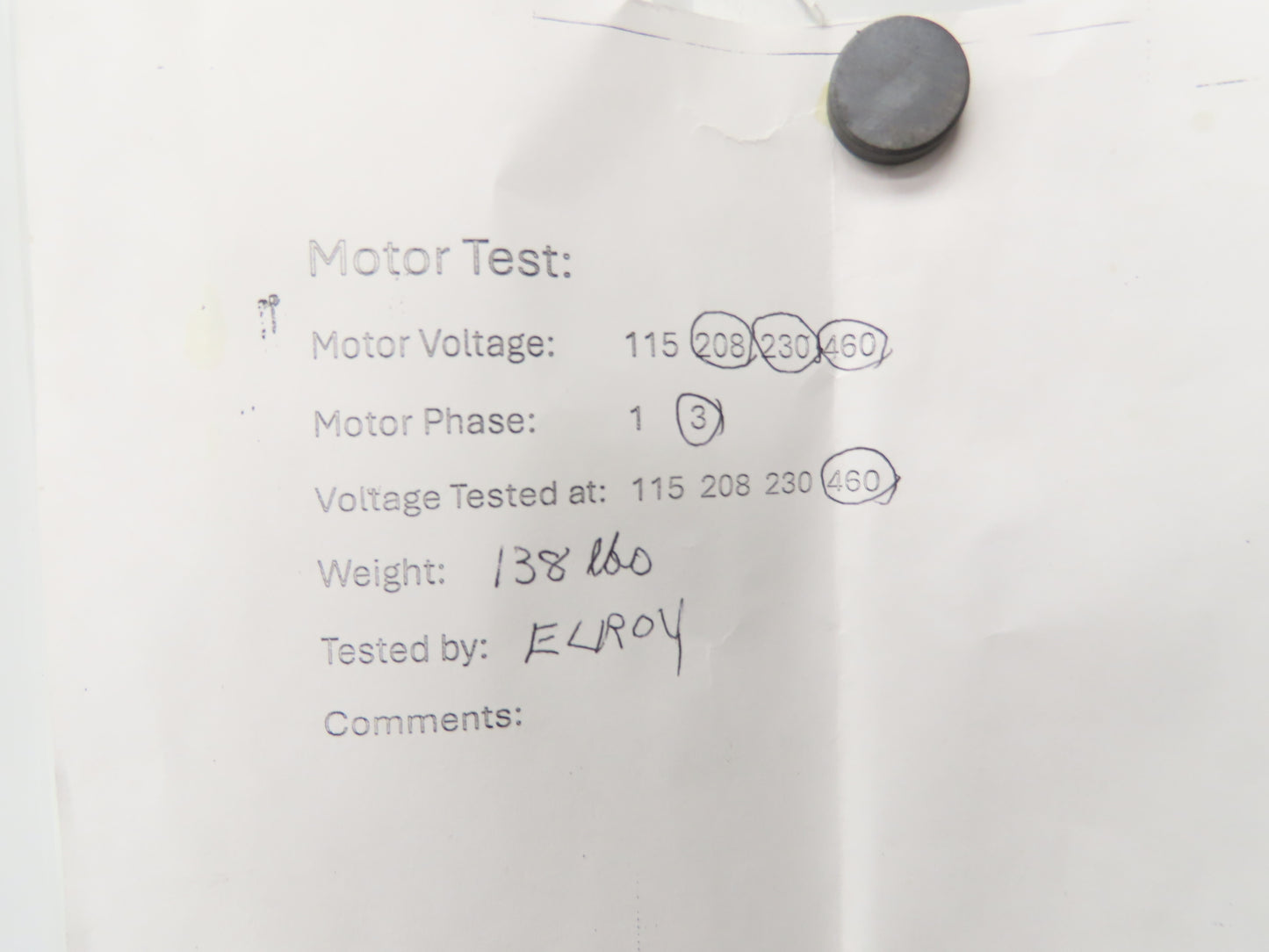 Dayton 3KX07G AC Motor 7.5Hp 1750rpm 208-230/460V 3PH TEFC 213T Type AEGANE