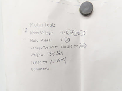 Dayton 3KX07G AC Motor 7.5Hp 1750rpm 208-230/460V 3PH TEFC 213T Type AEGANE