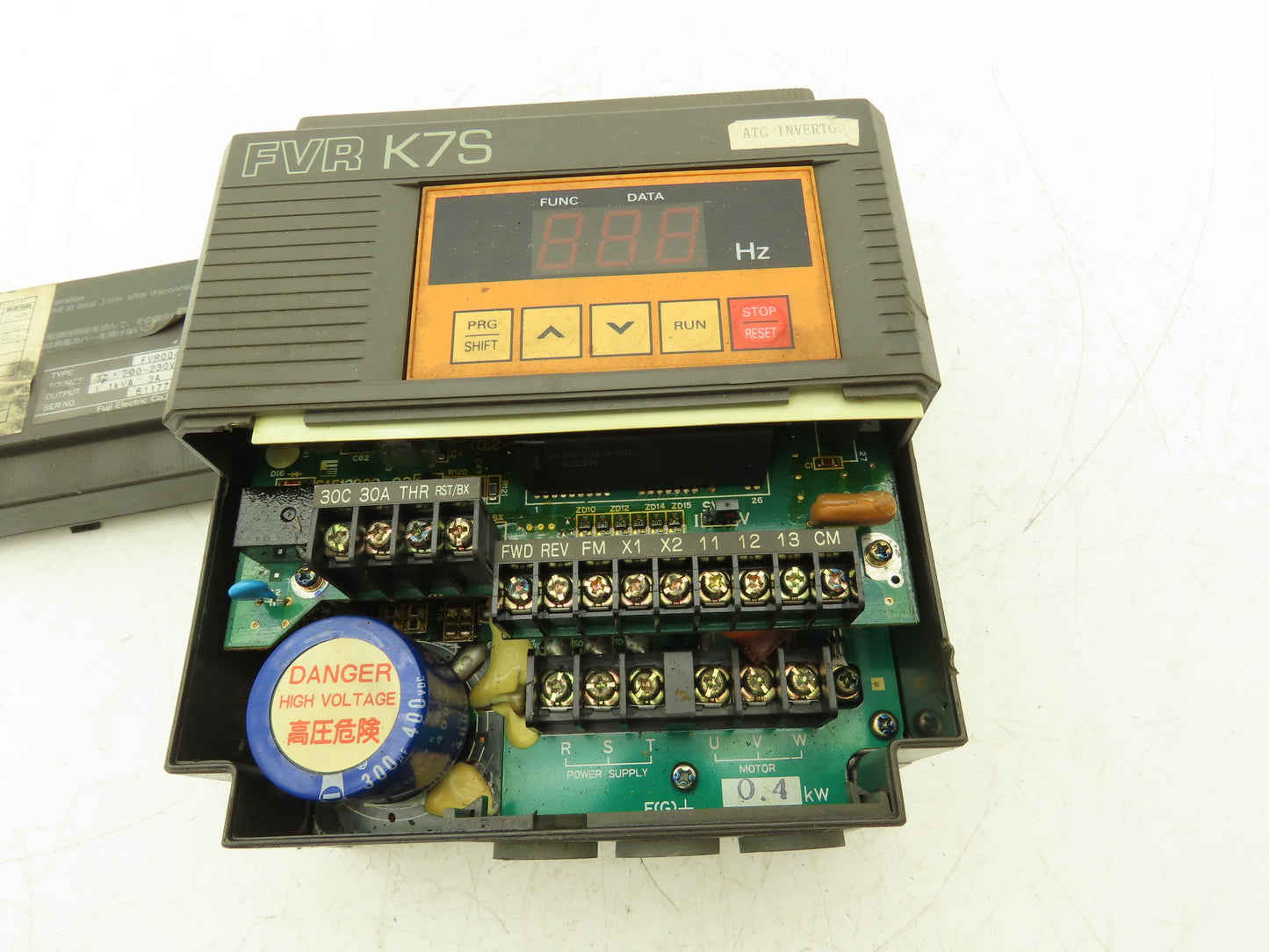 Fuji Electric FVR004K7S-2 Variable Frequency Drive Motor Inverter 1.1kVA