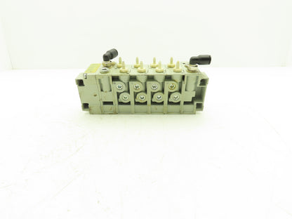 Numatics 041BA400MP00061 Pneumatic Solenoid Valve 4-Station Manifold 24VDC