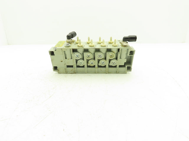 Numatics 041BA400MP00061 Pneumatic Solenoid Valve 4-Station Manifold 24VDC
