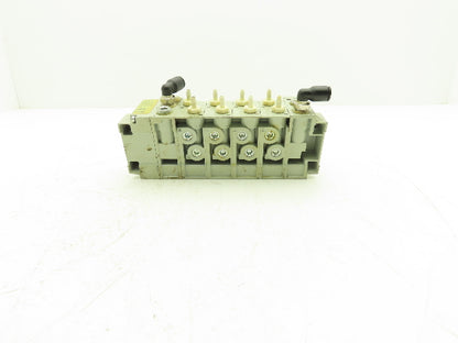 Numatics 041BA400MP00061 Pneumatic Solenoid Valve 4-Station Manifold 24VDC