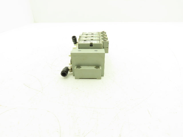 Numatics 041BA400MP00061 Pneumatic Solenoid Valve 4-Station Manifold 24VDC