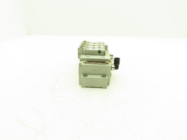 Numatics 041BA400MP00061 Pneumatic Solenoid Valve 4-Station Manifold 24VDC