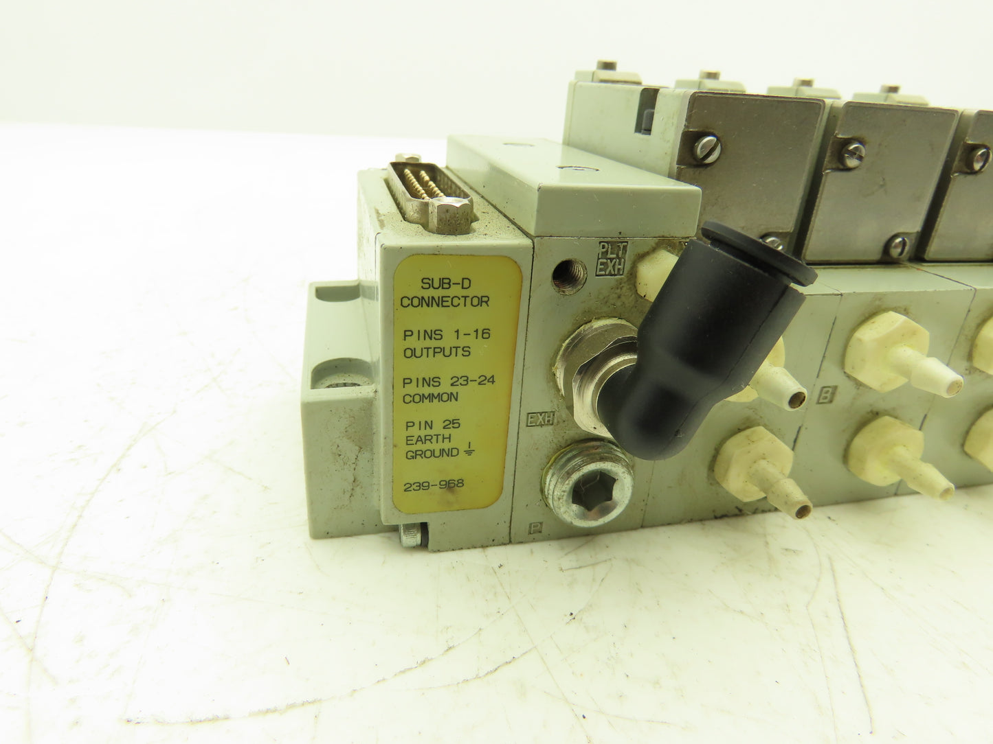 Numatics 041BA400MP00061 Pneumatic Solenoid Valve 4-Station Manifold 24VDC