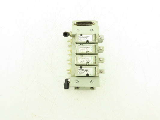 Numatics 041BA400MP00061 Pneumatic Solenoid Valve 4-Station Manifold 24VDC