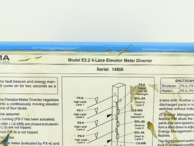 Sigma Elevator Meter Control Panel Enclosure Only 13x11x6"