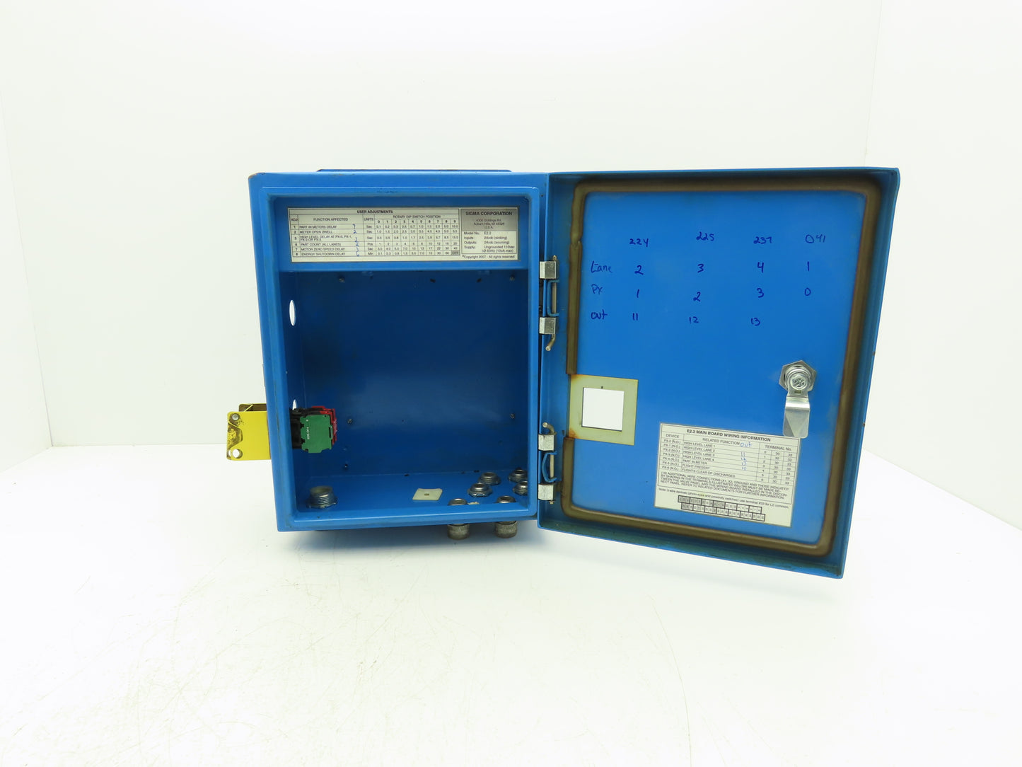 Sigma Elevator Meter Control Panel Enclosure Only 13x11x6"
