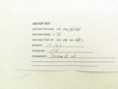 Spork AMH RMI40 T63BN/4 Gearmotor 40:1 Reducer 42rpm .22kw 230/480V 3PH RH