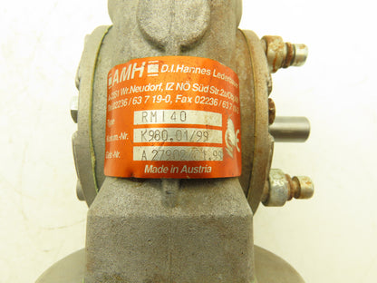 Spork AMH RMI40 T63BN/4 Gearmotor 40:1 Reducer 42rpm .22kw 230/480V 3PH RH