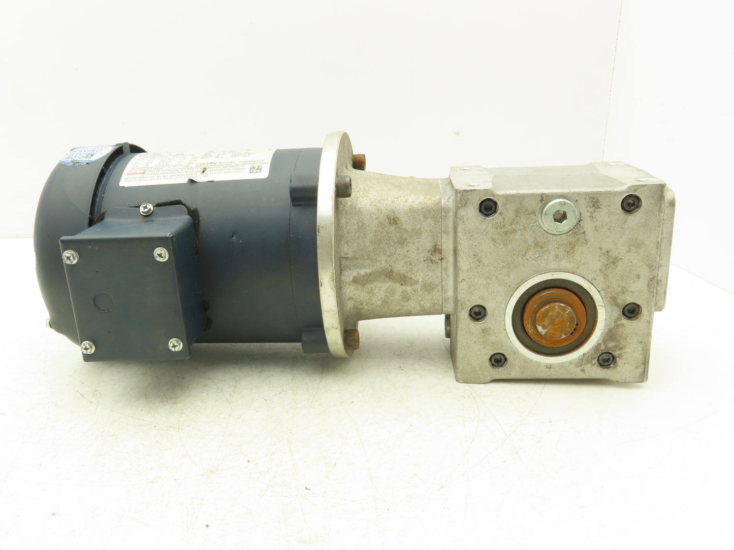 Leeson Cone Drive C4T17FC B03 Gear Motor 1/3Hp 58rpm 230/460V 3PH LH 56C