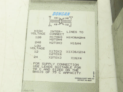 Dongan 35-M020 Power Transformer 250KVA 1Ph HV 120/240V LV24/12V