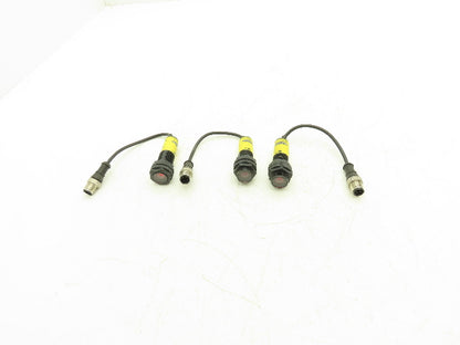 Banner S18-2NAEL-Q5 Photoeye Sensor Emitter 18mm 10-30VDC  Lot of 3