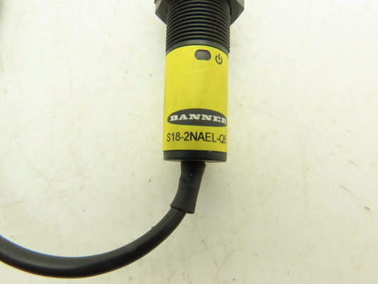 Banner S18-2NAEL-Q5 Photoeye Sensor Emitter 18mm 10-30VDC  Lot of 3