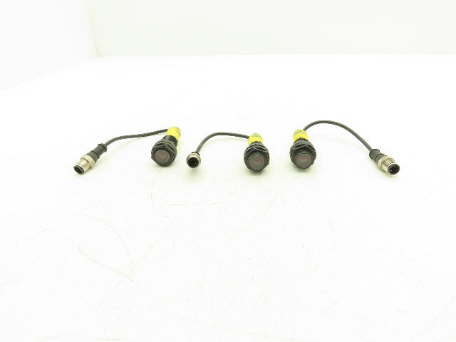 Banner S18-2NAEL-Q5 Photoeye Sensor Emitter 18mm 10-30VDC  Lot of 3