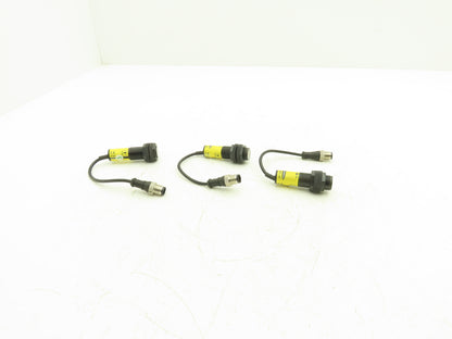 Banner S18-2NAEL-Q5 Photoeye Sensor Emitter 18mm 10-30VDC  Lot of 3