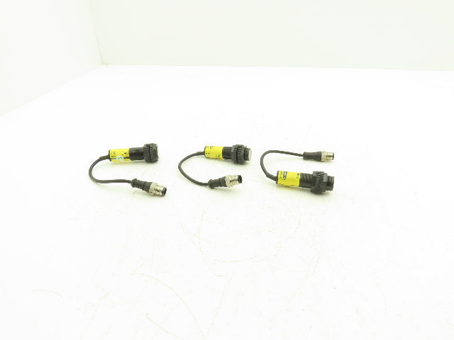 Banner S18-2NAEL-Q5 Photoeye Sensor Emitter 18mm 10-30VDC  Lot of 3