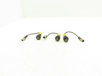 Banner S18-2NAEL-Q5 Photoeye Sensor Emitter 18mm 10-30VDC  Lot of 3