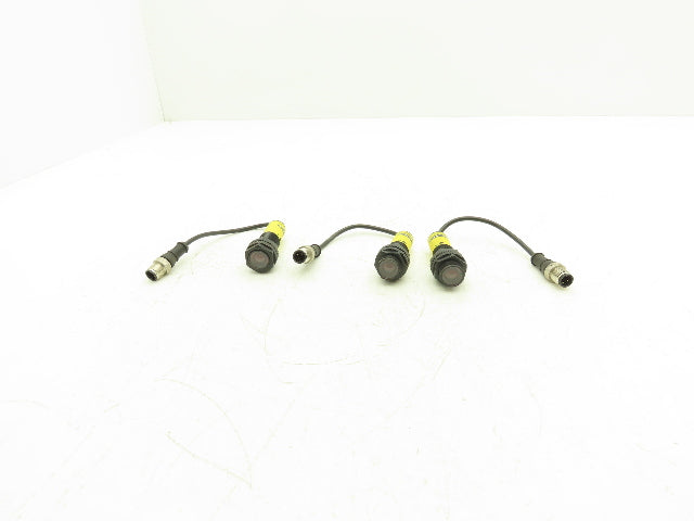 Banner S18-2NAEL-Q5 Photoeye Sensor Emitter 18mm 10-30VDC  Lot of 3