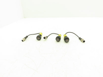 Banner S18-2NAEL-Q5 Photoeye Sensor Emitter 18mm 10-30VDC  Lot of 3