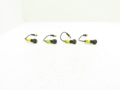 Banner S18-2NAEL-Q5 Photoeye Sensor Emitter 18mm 10-30VDC  Lot of 4
