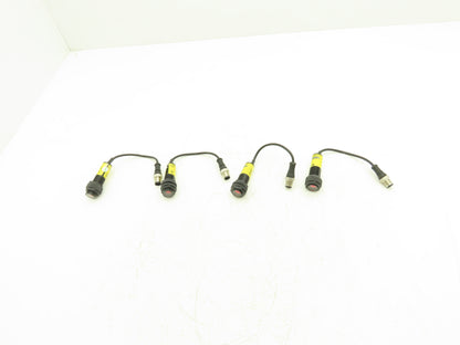 Banner S18-2NAEL-Q5 Photoeye Sensor Emitter 18mm 10-30VDC  Lot of 4