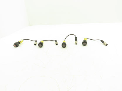 Banner S18-2NAEL-Q5 Photoeye Sensor Emitter 18mm 10-30VDC  Lot of 4