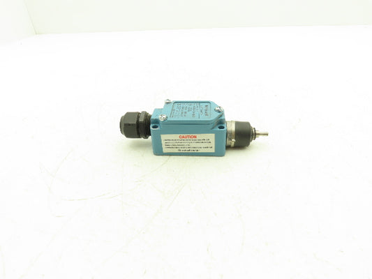 Honeywell SZL-WL-K-N Limit Switch Plunger Style 10A 300VAC/ 6A 24VDC