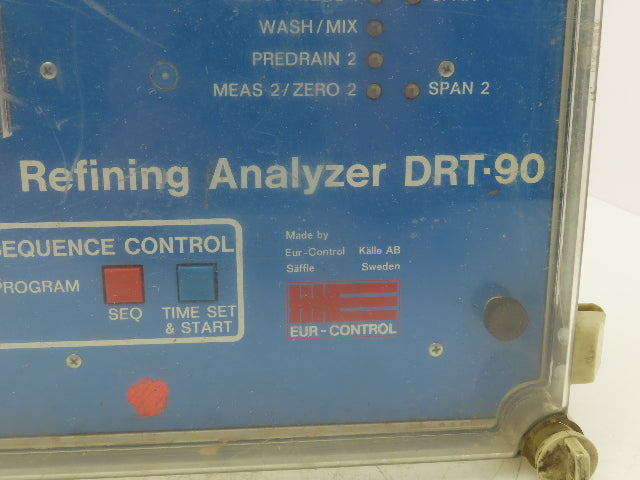 Eur-Control DRT-90 Refining Chemicals Analyzer W/ Power supply No Key