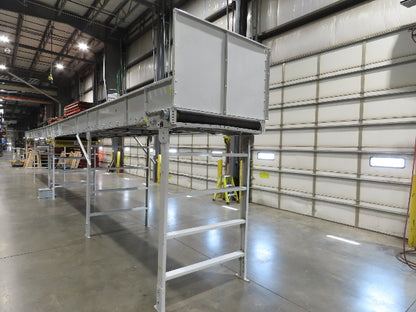 Hytrol HSS 49"x 53' Slider Bed Conveyor 47"Belt 5Hp 3PH Center Drive 140fpm